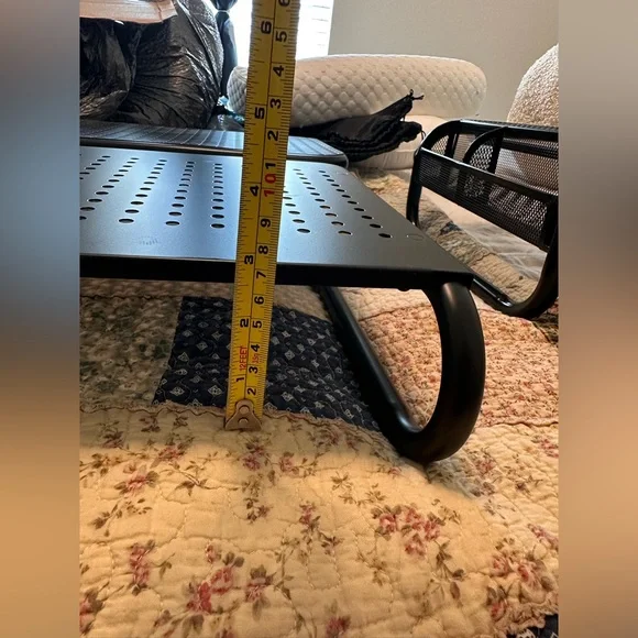 Black Monitor Stand Riser - Picture 2 of 16